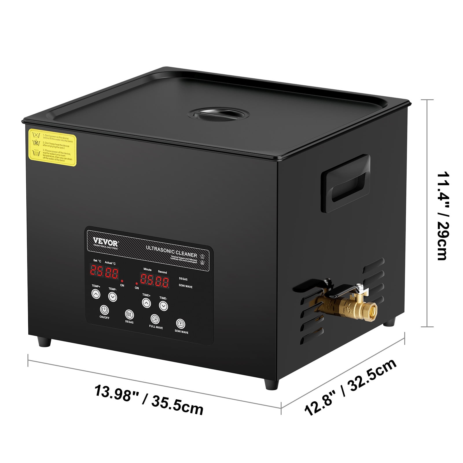 KFFKFF 10L Sonic Cleaning Device, 240W Digital Sonic Cleaning
