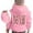 R16-Pink, variant on RMGVDSD Girls Hoodies & Sweatshirts Fall Winter Clothes Casual Letter Print Pullover Hooded Sweatshirt Tops for Kids School Daily Wear 9-10 Years