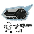 thumbnail image 1 of Auriculares Bluetooth para motocicleta IPX6, resistentes al agua, Bluetooth 5,0, sistema de intercomunicación estéreo para casco, auriculares para exteriores YUNYI BRAND  Deportes, 1 of 8