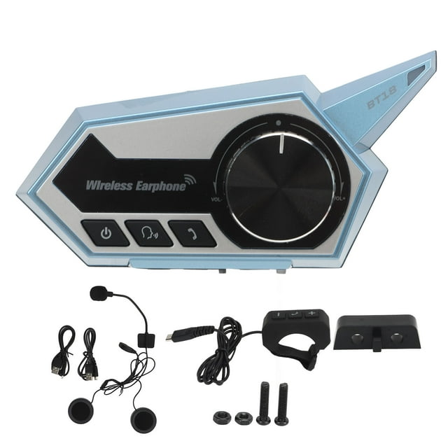 Auriculares Bluetooth para motocicleta IPX6, resistentes al agua, Bluetooth 5,0, sistema de intercomunicación estéreo para casco, auriculares para exteriores YUNYI BRAND Deportes