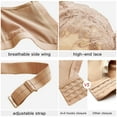 thumbnail image 5 of AILIVIN Wireless Bras For Women Women's Lace Bra Comfort Adjustable Wider Straps No Back Fat Full Coverage Support Lifting Up Minimizer Bras No Wire Women Bra Brown 34C, 5 of 7