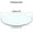 transparent 30", variant on Sumdeal 59.84 Inch Round Clear Tempered Glass Table Top, 0.36 Inch Thick