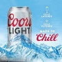 Coors Light Lager Beer, 6 Pack, 10 fl oz Aluminum Cans, 4.2% ABV