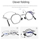 thumbnail image 4 of Gafas de presbicia plegables Estilo Gafas de presbicia no fáciles para hombres de mediana edad y personas mayores Gafas de flor de aleación, 4 of 5