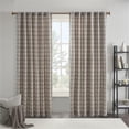 thumbnail image 2 of Pemberly Row Polyester Jacquard Panel with Fleece Lining in Brown, 2 of 8