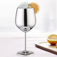 thumbnail image 2 of Copa de vino tinto con forma de tambor de acero inoxidable 500 ml Wdftyju luz brillante, 2 of 4