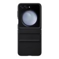 thumbnail image 1 of Funda de piel ecológica con solapa para SAMSUNG Galaxy Z Flip5, color negro, 1 of 1