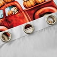 thumbnail image 4 of Manfei Happy Fall Blackout Curtains Set of 2 (38x54 Each),Rustic Pumpkin Maples Curtains and Drapes,Pet Dogs Living Room Curtains For Children,Breathable Home Decor, 4 of 6