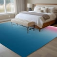 thumbnail image 4 of 6'x9' Area Rugs, Pink Blue Ombre Indoor Outdoor Area Rug for Living Room Bedroom, Modern Abstract Art Aesthetics Washable Bathroom Rugs Kitchen Floor Carpet Mats Home Decor Aesthetic, 4 of 8