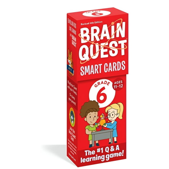 Brain Quest Smart Cards: Brain Quest 6th Grade Smart Cards Revised 4th Edition (Edition 4) (Cards)