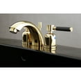thumbnail image 2 of Kingston Brass KB8952DKL Kaiser Mini-Widespread Bathroom Faucet, Polished Brass, 2 of 3