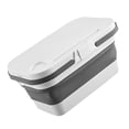 thumbnail image 4 of Boîte Pliante de Camping, Table Haute Capacité Durable Portable Boîte Pliante de Camping Extérieure avec Poignée Couvercle pour Extérieur pour Voyage pour Plage Blanc, 4 of 8