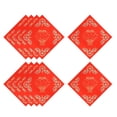 thumbnail image 3 of Zentra 10 Pcs Nouvel An Chinois Papier de Calligraphie Xuan Doufang Rouge Papier de Riz Rouge Bricolage 10 Pcs 45cm, 3 of 10