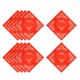 thumbnail image 3 of Papel cuadrado chino rojo Xuan Doufang, adornos tradicionales para escribir, manualidades. 10 piezas de 45 cm, 3 of 9