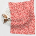 thumbnail image 6 of Naloa Red Pretty Flowers Dog Blanket, 3 Sizes Cat Blanket for Indoor Cats Large Medium Small Dog Gifts-Small, 6 of 8