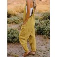 thumbnail image 4 of Double Take Full Size Sleeveless V-Neck Pocketed Jumpsuit, 4 of 5