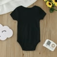 thumbnail image 6 of XYIJANI Baby Clothing Set for Girls Infant Boys Girls Short Sleeve Letter Print Romper Bodysuit Newborn for Children Clothes Fashion Baby Boy Clothing Set 12-18 Months (Black,12M), 6 of 6