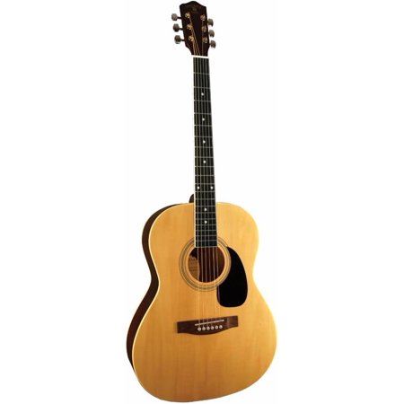 INDIANA 6 String Acoustic Guitar, Right, Natural (IDA-N)