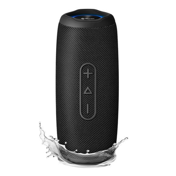 STEREN Bocina Bluetooth Splash Bass TWS grande color negro BOC-9300