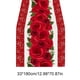 thumbnail image 3 of Aooww Heart Shaped Table Runner with Red Rose Print, Valentine's Day Dining Decor for Restaurant and Home Table,C, 3 of 6