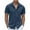 Dark Blue, variant on Dovford Men's Short Sleeve Dress Shirts 4 Way Stretch Casual Button Down Shirts Solid Formal Shirt Summer Tops