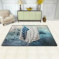 thumbnail image 3 of Attack On Titan Rugs Washable Cover Floor Rug Carpets Bathroom Decorations For Kitchen Bedroom Indoor 72"X48", 3 of 7