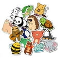 thumbnail image 2 of 50-Pack Cute Cartoon Animal Stickers - DIY Graffiti Stickers for Kids, Perfect for Water Bottles, Luggage, and Ins Decor, 2 of 12