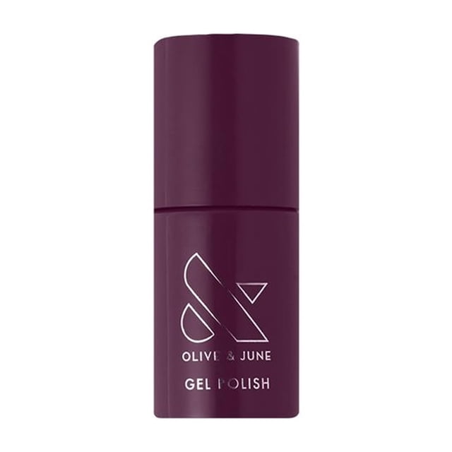 Esmalte en gel Olive & June Plaza Mulberry Purple para 21 días