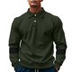 thumbnail image 1 of pstuiky camisetas de manga larga para hombre, Top de manga larga con cuello y hebilla para hombre top de hombre s, 1 of 9