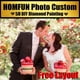 thumbnail image 2 of HOMFUN-Fotos personalizadas, Pintura de diamantes 5D DIY, 100%, bordado de punto de cruz completo, diamantes de imitación, imagen Personal, fotos personalizadas, 2 of 4