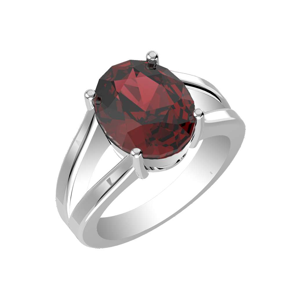Garnet Designer Ring Stunning Designer Garnet Silver Ring Gift For Her 925 Sterling Silver Ring Natural Red Garnet Four Stone Ring