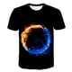 thumbnail image 1 of 2023 Flame camisetas ropa verano nuevos niños Casual camisetas sueltas ropa niños y niñas camisetas de manga corta camisetas disfraces 4T Gao Jinjia LED, 1 of 2