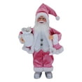 thumbnail image 1 of Figura de Papá Noel de 18 pulgadas para decoración de interiores y fiestas. Rosado, 1 of 9