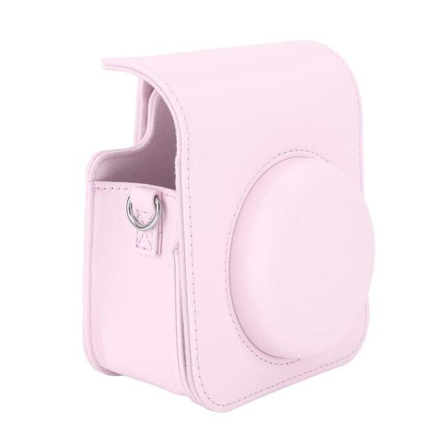 Mini Camera Protective Bag PU Camera Case for Mini 12 with Adjustable Detachable Strap Soft Scratch Microfiber Interior