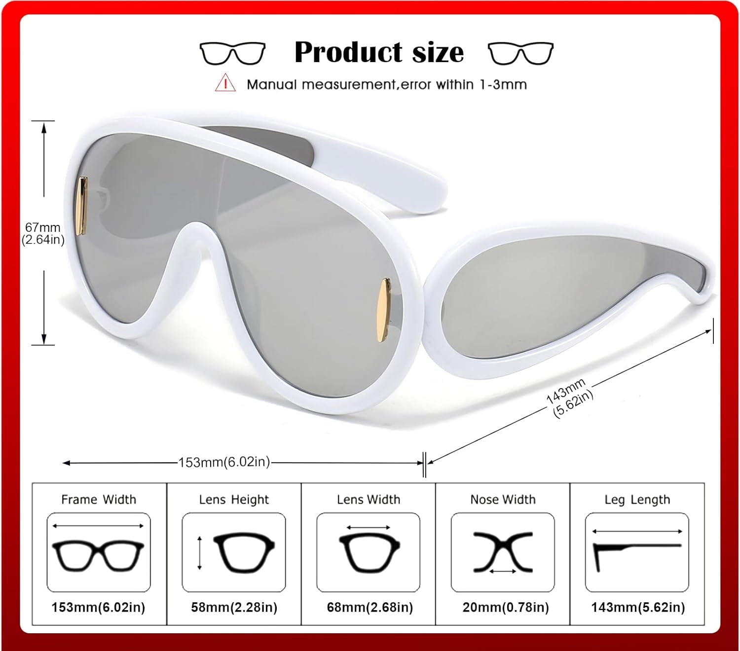 サングラス MASK SUNGLASSES Amazon.com: Breaksun Fashion Wave Mask Sunglasses for Women