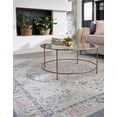 thumbnail image 2 of Unique Loom Whitney Medallion Border Rug 8' x 8' Square Multi/Ivory, 2 of 2