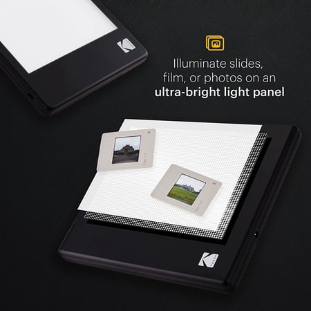 【並行輸入品】 KODAK LED Light Box 5”x4” for Negatives, Slides ＆ Films | Illuminated Board Panel for Viewing ＆ Scanning Photos, Tattoo Drawing,