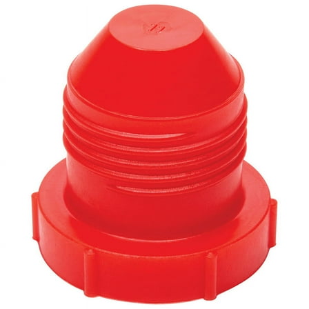 Allstar Performance ALL50815 Red Plastic Plug for -10AN 7/8-14 Thread 10 Pack