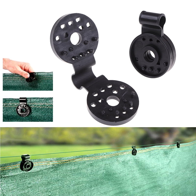 Polyclips Instant Adjustable Grommets Tarp Fabric Shade Cloth Poly Clips 