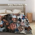 thumbnail image 4 of Blanket Gifts - Josh Hutcherson Fleece Cozy Plush Birthday Christmas Lightweight for Men Teens Kids Adults 30"x40", 4 of 8