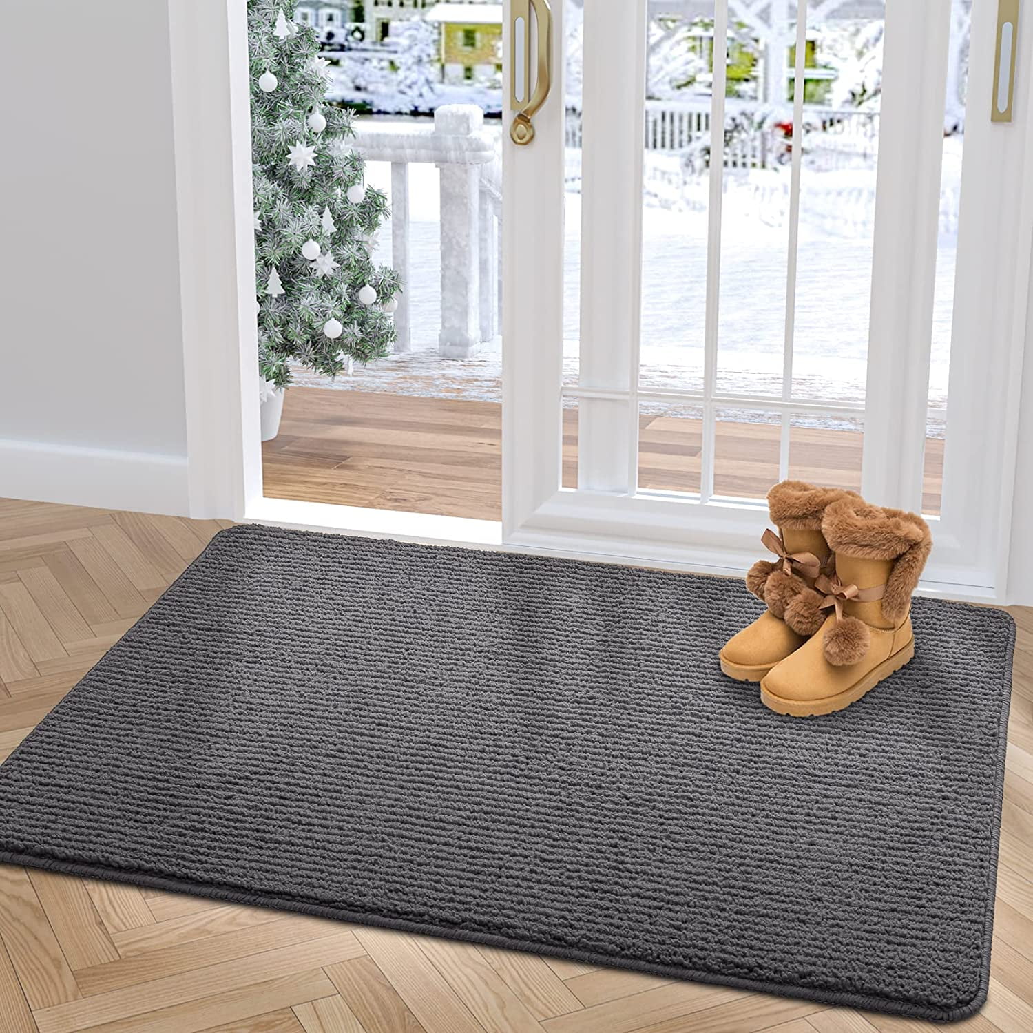 DEXI Indoor Door Mat Entryway Rug Doormat Inside Front Entrance Non