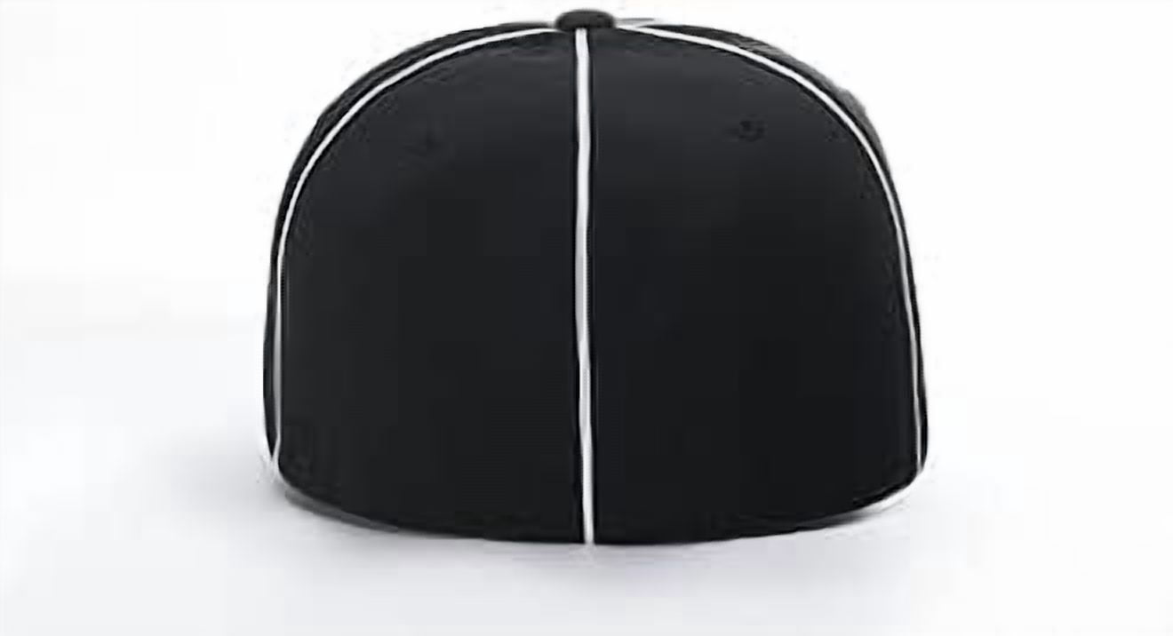 485  Black with White Piping Referee Hat  Football Umpire  Pulse R-Flex Performance