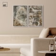 thumbnail image 2 of Shiftin Strata Set Canvas Set of 2 Boho Abstract Art by Art Remedy, White Frame, 16 x 24, 2 of 6