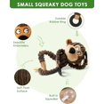 thumbnail image 2 of Squeaky Puppy Toys, Plush Puppy Chew Toys For Teething, Dog Toys For Small Dogs, Small Dog Toys For Small Breed, Cute Monkey Interactive Dog Toys, 2 of 4