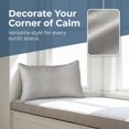 thumbnail image 5 of Unique Bargains 2 Pack Silk Pillowcase Set Smooth Cooling Envelope Closure Gray, 5 of 5