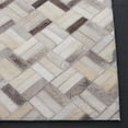 thumbnail image 3 of SAFAVIEH Studio Leather Scott Geometric Area Rug, Black/Grey, 5' x 8', 3 of 8