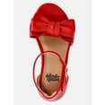 thumbnail image 4 of Wonder Nation Toddler Girls Dress Heels with Front Bow, 4 of 6
