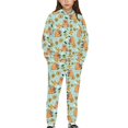 thumbnail image 2 of Uorisanigo Youth Kids Activewear Set 2-piece Long Sleeve Mandala Floral Capybara Pullover Hoodie & Jogger Pants Set Fall Winter Outfits Oversized Girls Boys Sweatsuit Sets, 2 of 7