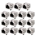 thumbnail image 1 of Unique Bargains 15 Pcs 8 Positions RJ45 8P8C Connecteurs Modulaires en PCB 18mm de Long, 1 of 4