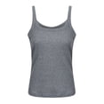 thumbnail image 2 of Mytrendy Women Solid Color Ribbed Basic Tank Tops, 2 of 5